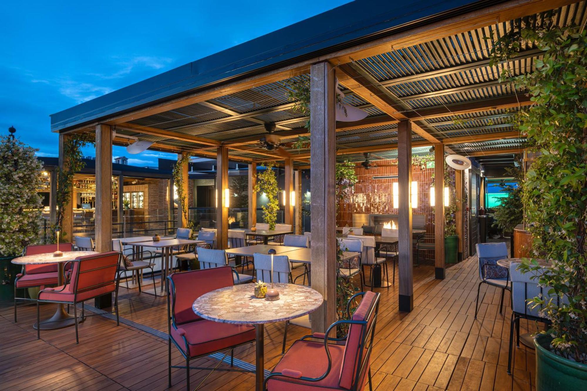 Bless Hotel Madrid - The Leading Hotels Of The World Εξωτερικό φωτογραφία The rooftop bar