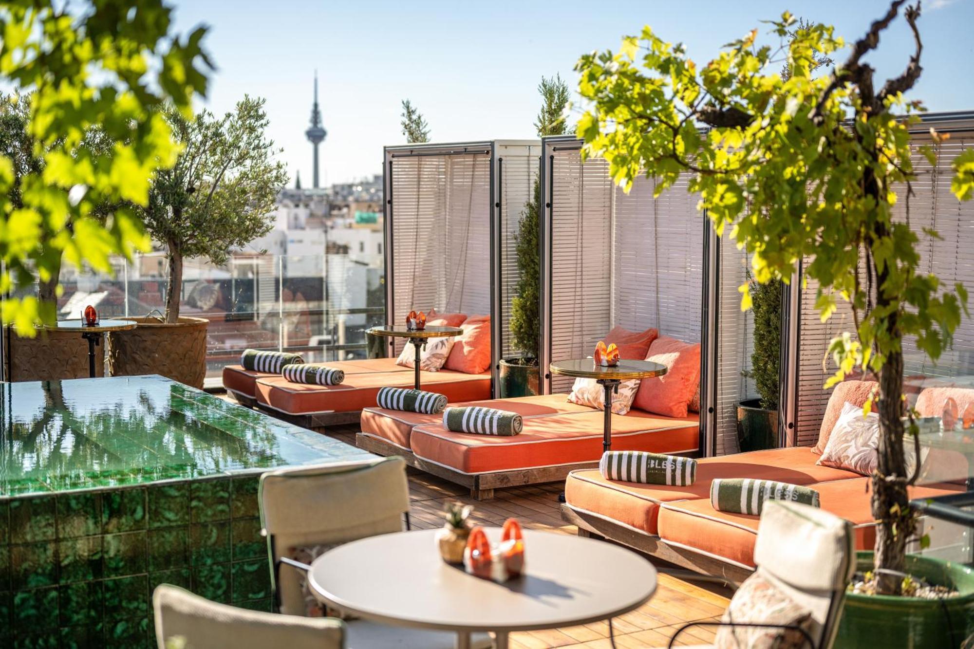 Bless Hotel Madrid - The Leading Hotels Of The World Εξωτερικό φωτογραφία The rooftop terrace